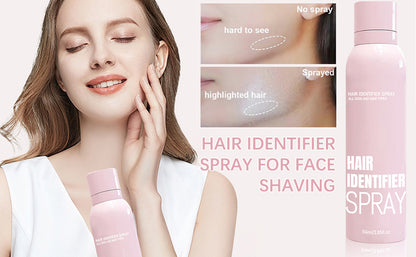 Celsiora®New Hair Identifier Spray for Face Shaving, Dermaplaning Tool With 4 Face Razors,Skin Dermaplaning Spray 💯
