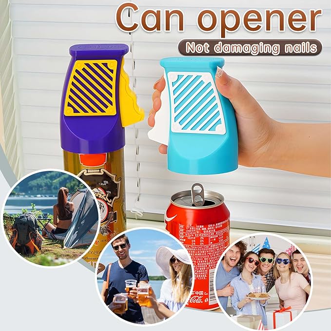𝑶𝒇𝒇𝒊𝒄𝒊𝒂𝒍 𝑺𝒕𝒐𝒓𝒆  | 💟GFOUK® 3D Printed Beverage Can Opener | Exclusive Can-Opening Tool for Long Nails/Acrylic Nails