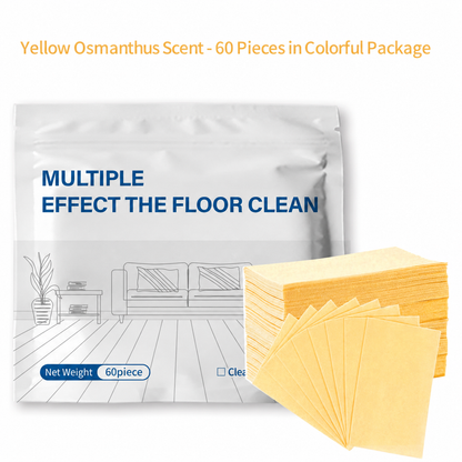 50% OFF NOW!✨ 60-Pieces Multi-Effect Floor Cleaning Sheets – Powerful Stain Removal & Fresh Scent 🌿